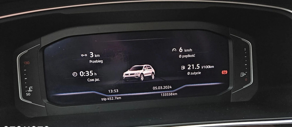 Volkswagen Tiguan Allspace cena 115000 przebieg: 133558, rok produkcji 2019 z Kowalewo Pomorskie małe 436